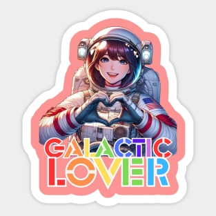 Kawaii, Anime Girl, Cosmic Love | Catsie Cat Sticker